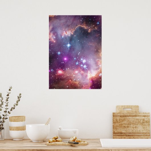 Opgenomen onder de "Wing" van de "Small Magellanic Poster (Keuken)