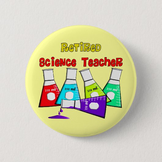Opgenomen ontwerp van docent wiskunde ronde button 5,7 cm (Voorkant)