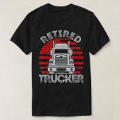 Opgenomen ontwerp van driverdrivertekst vrachtwage t-shirt (Design voorkant)