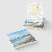 Opgenomen schoonheid: iconische kustlijn Kangaroo  Stenen Onderzetter (Zijkant)