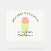 Opgepakt Ijs Bruidsmeisjesfeest Acryl Bord (Voorkant)