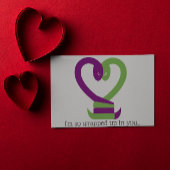 Opgepakt in je snakes Love Post Kaart