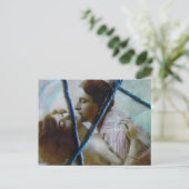 Opgepakt in liefde briefkaart (Staand voorkant)