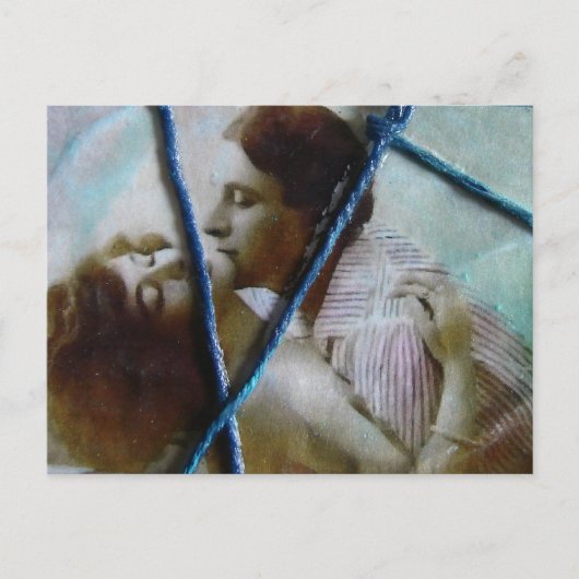 Opgepakt in liefde briefkaart (Voorkant)