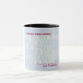 Opgepakte rode lippen Mok (Midden)