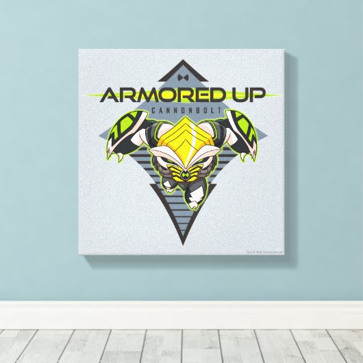 Opgepantserd - Omni-Kix Cannonbolt Canvas Afdruk (Insitu (Houten vloer))