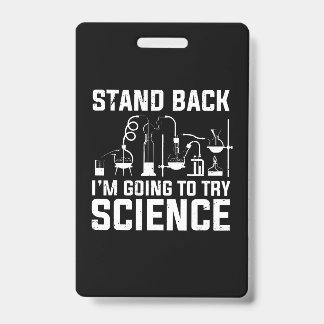 Opgepast, ik ga wetenschap toepassen Biologie Cade Badge