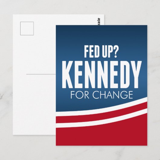 Opgepast - Robert F Kennedy voor verandering 2024 Briefkaart (Voorkant / Achterkant)