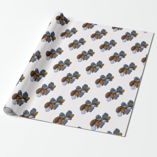 Opgepolijst Rocks Cadeaupapier (Uitgerold)