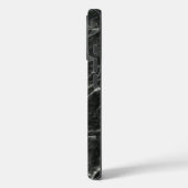 Opgepolijst zwart marmer Slab Case-Mate iPhone Case (Achterkant / Links)