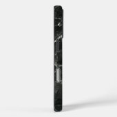 Opgepolijst zwart marmer Slab Case-Mate iPhone Case (Achterkant / Rechts)