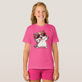 Opgepompt! Zonnebril Kitten T-shirt (Voorkant volledig)