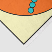 Opgepopte roodharige vrouwen mooi kubisme tissuepapier (Detail)