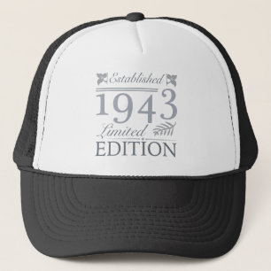 Opgericht 1943 80ste verjaardag trucker pet