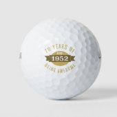 Opgericht 1952 70e verjaardag golfballen (Voorkant)