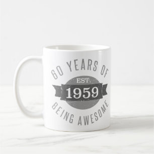 Opgericht 1959 60e verjaardag koffiemok
