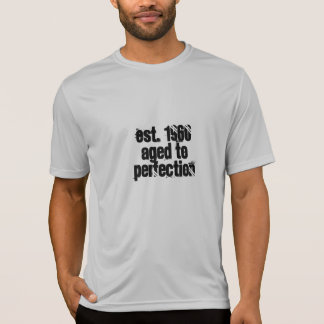 Opgericht 1960 verouderd tot in perfectie- Herenov T-shirt