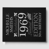 Opgericht 1969 50e verjaardag gastenboek (Voorkant)