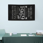 Opgericht 1969 50e verjaardag spandoek (Beurs)