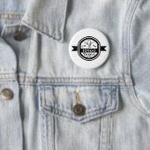 Opgericht in 10460 Bronx Ronde Button 5,7 Cm (In situ)