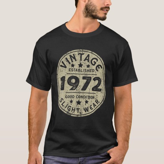 opgericht in 1972 50e verjaardag van de opvolging t-shirt (Voorkant)