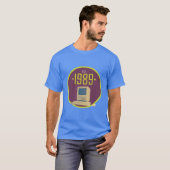 Opgericht in 1989 - Retro Computer T-Shirt (Voorkant volledig)