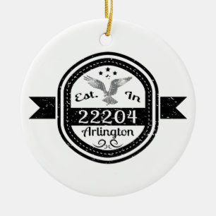 Opgericht in 2024 Arlington Keramisch Ornament