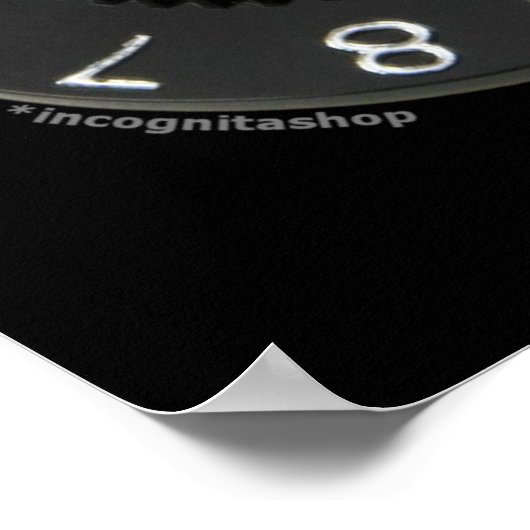 Opgericht op 11 (geen tekst) poster (Hoek)