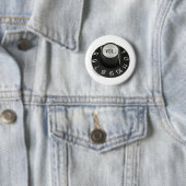 Opgericht op 11 (geen tekst) ronde button 5,7 cm (In situ)