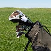 Opgerichte Jaar Vader Cadeau Met Foto Golfheadcover (Insitu)