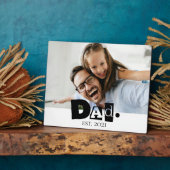 Opgerichte Vader Jaar Aangepaste Foto Cadeau voor Fotoplaat (Zijkant)