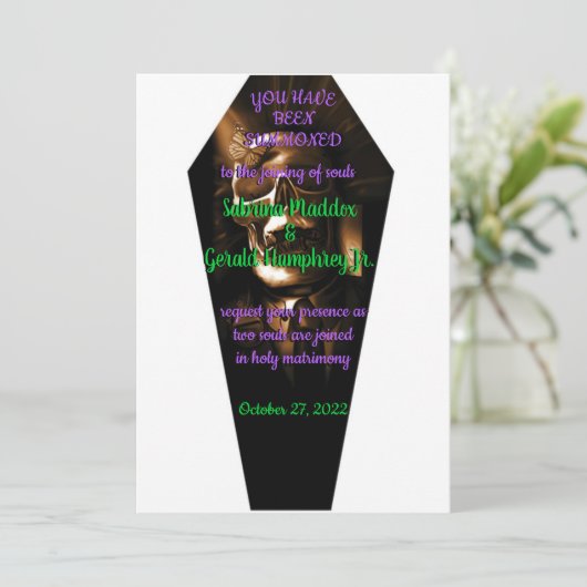 Opgeroepen Kaart (Staand voorkant)