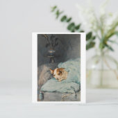 Opgerold - Dog Briefkaart (Staand voorkant)