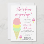 Opgerold ijpte ijsklok-bridale Shower-uitnodiging Kaart (Voorkant)