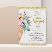 Opgerold ijpte ijsklok-bridale Shower-uitnodiging Kaart