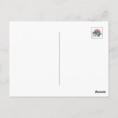 Opgerold met een boek en een kat - Gezellig Katten Briefkaart (Achterkant)