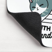 Opgerold met een boek en een kat - Gezellig Katten Muismat (Hoek)