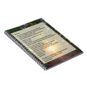 Opgerold - Prayer Poem Notitieboek (Rechterzijde)