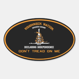 OPGEROLD RIG Oilfield Ovale Sticker