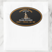 OPGEROLD RIG Oilfield Ovale Sticker (Tas)