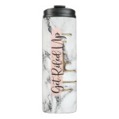 Opgerold tumbler thermosbeker (Voorkant)