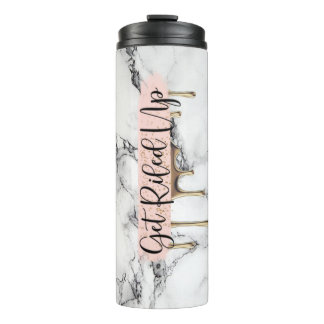 Opgerold tumbler thermosbeker