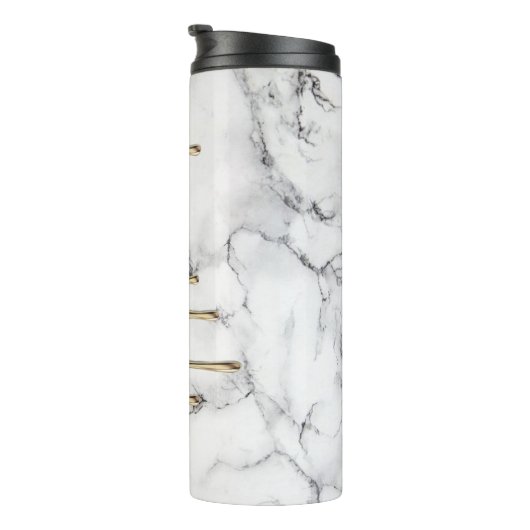 Opgerold tumbler thermosbeker (Geroteerd rechts)