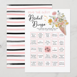 Opgerold Vrijgezellenfeest Vind de gast BINGO Kaart