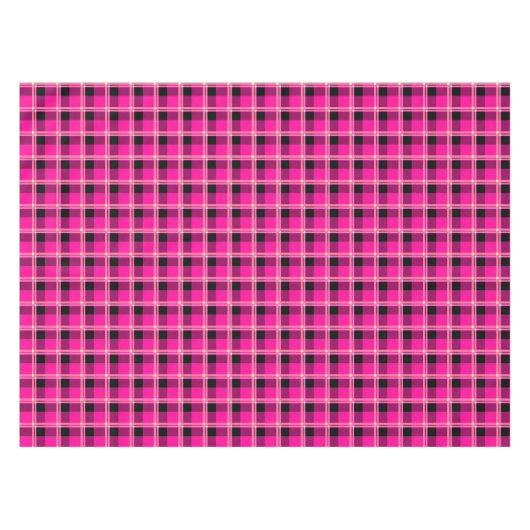 Opgerold, zwart en geel tafelkleed (Voorkant (Horizontaal))