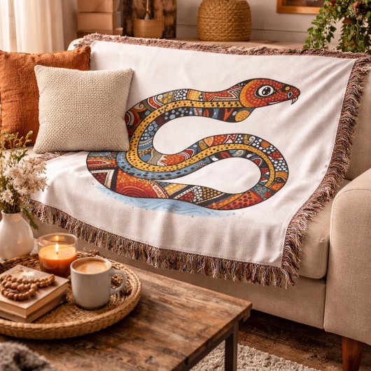 Opgerolde Aardserpent  Deken