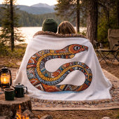 Opgerolde Aardserpent  Deken