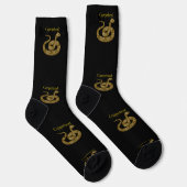 Opgerolde Copperhead-slang Thunder_Cove Sokken (Rechts)