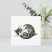 Opgerolde slaapkat (1825) (Staand voorkant)