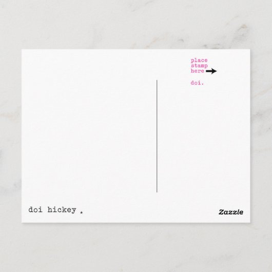 opgeruimd briefkaart (Achterkant)